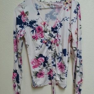 NWT Eye Candy Long Sleeve Knit Top
